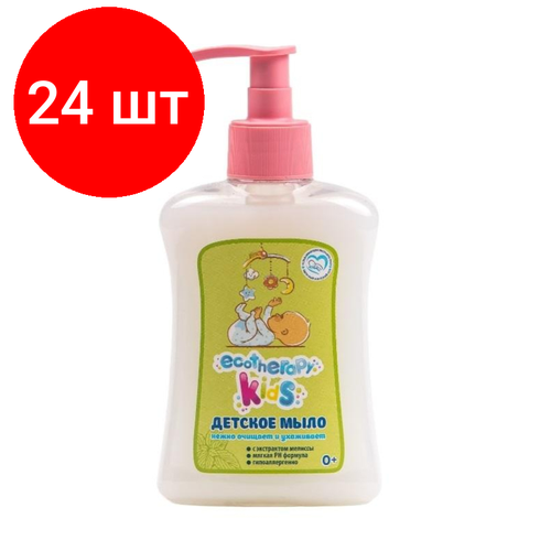 Комплект 24 штук, Крем-мыло жидкое Экотерапия детское с экстрактом мелиссы 250мл