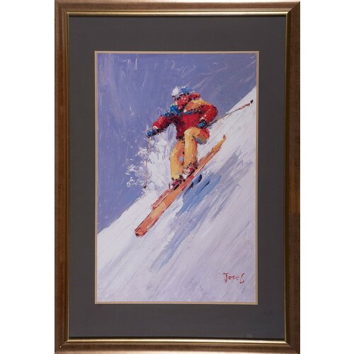 Картина Лыжник пейзаж 40101₽