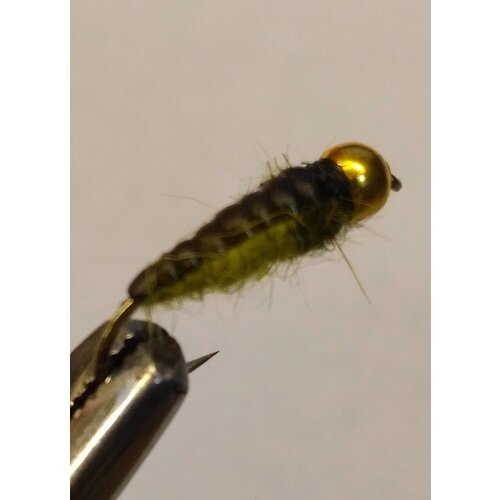 Мушка Gold Head Caddis Набор из 3 штук.