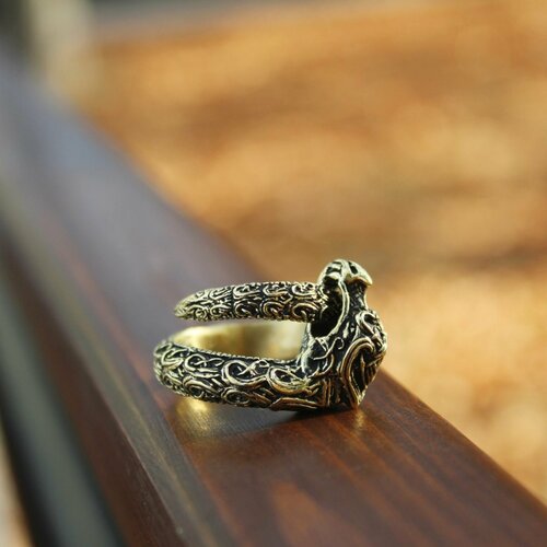 Кольцо Артель Мастер, безразмерное, бронзовый