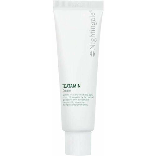 NIGHTINGALE Успокаивающий крем для улучшения тона кожи лица Teatamin Cream