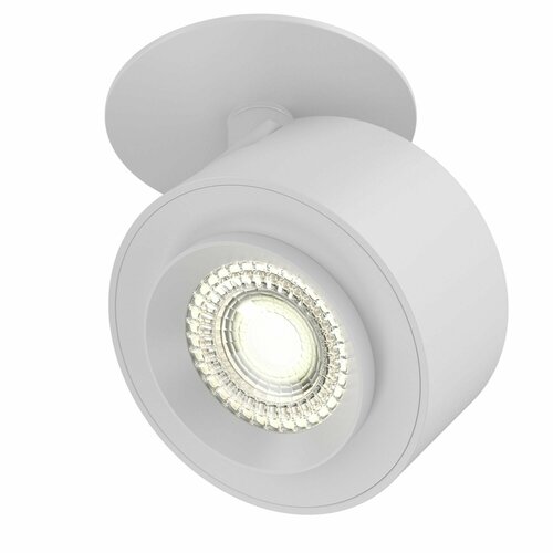 Спот MAYTONI Treo C063CL-L12W3K, LED, 13 Вт, 3000, теплый белый, цвет арматуры: белый, цвет плафона: белый