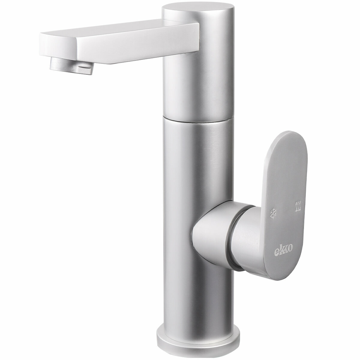 фото Смеситель для раковины EKKO E1083-22, серый