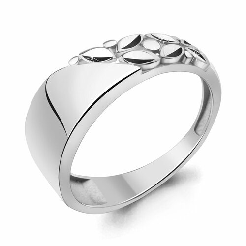 Кольцо AQUAMARINE, серебро, 925 проба, серебряный кольцо aquamarine ночной блеск