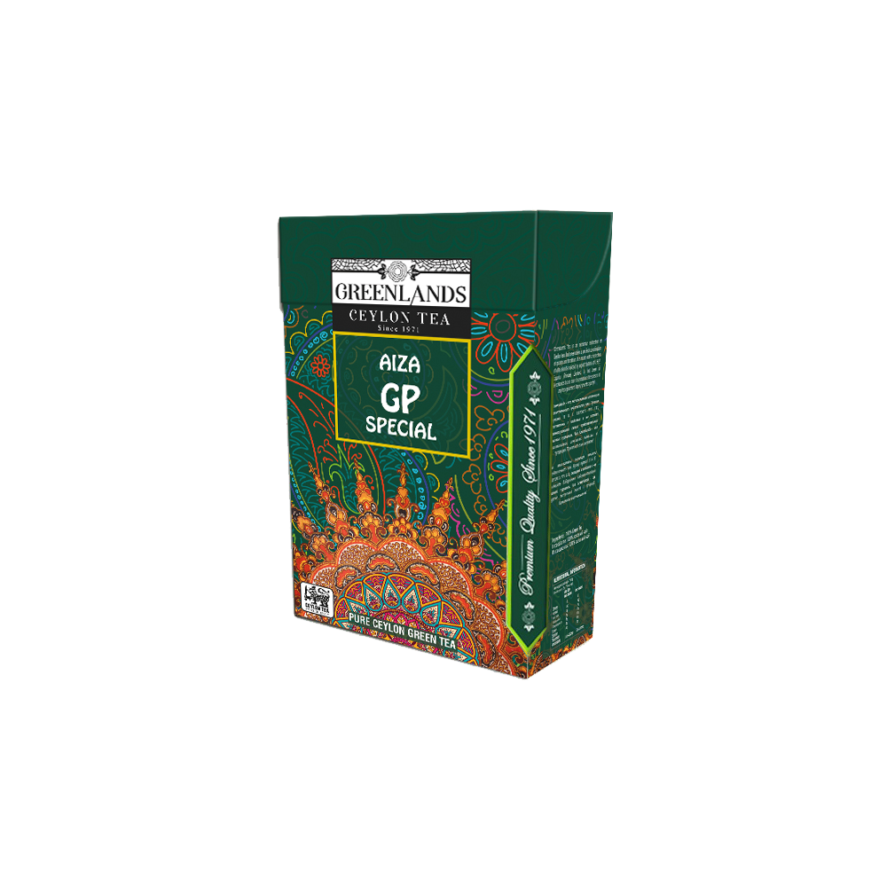 Премиальный зеленый чай "азия ГАН паудер" LOOSE GREEN TEA GP SPECIAL 100г (весовой) GREENLANDS