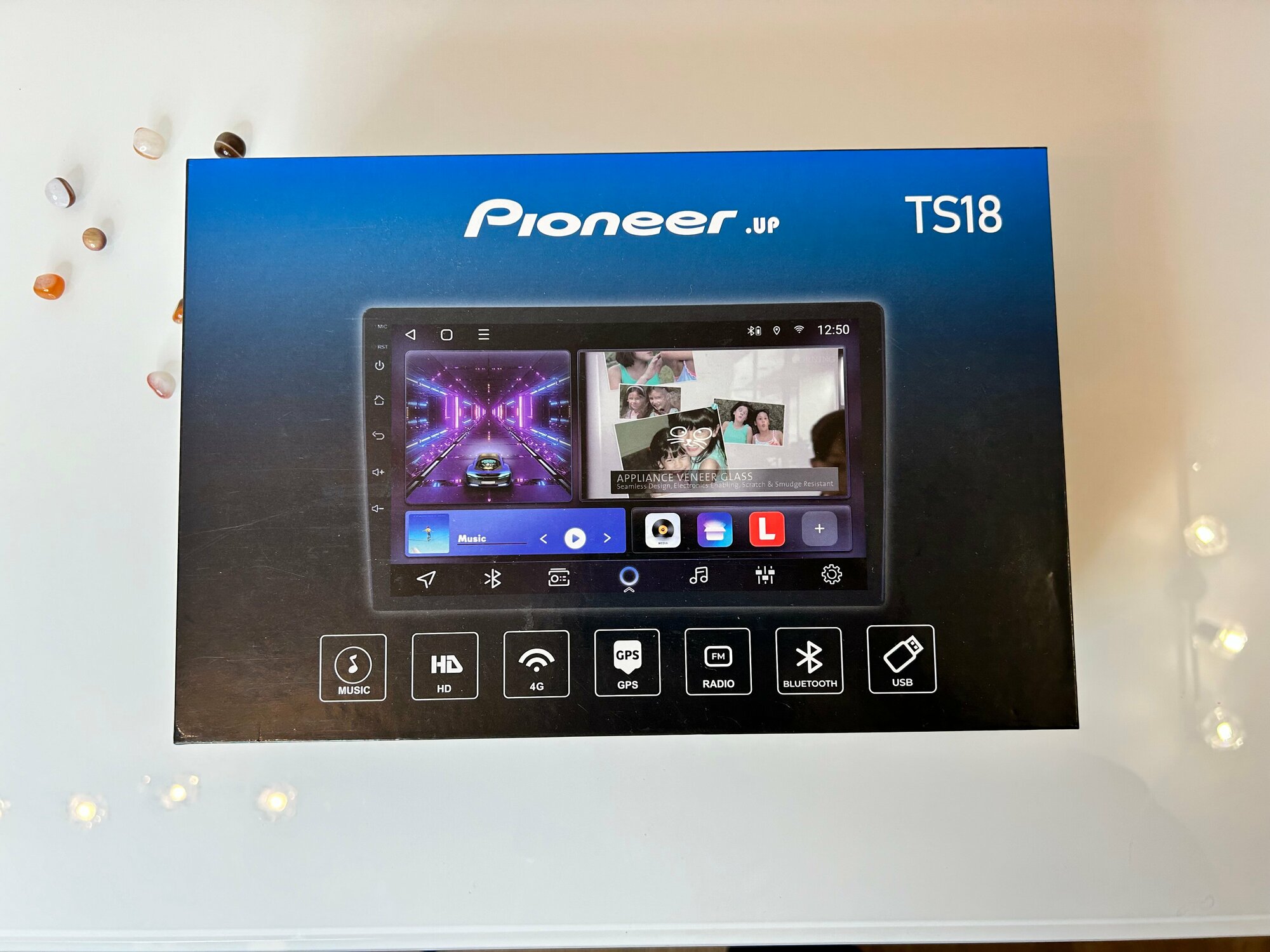 Магнитола на андроиде Pioneer TS18 4/64 установочный размер 9дюймов