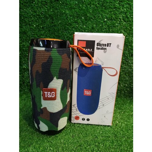 Портативная колонка TGTG-106 10Вт камуфляжная Bluetooth микрофон microSD 88300₽