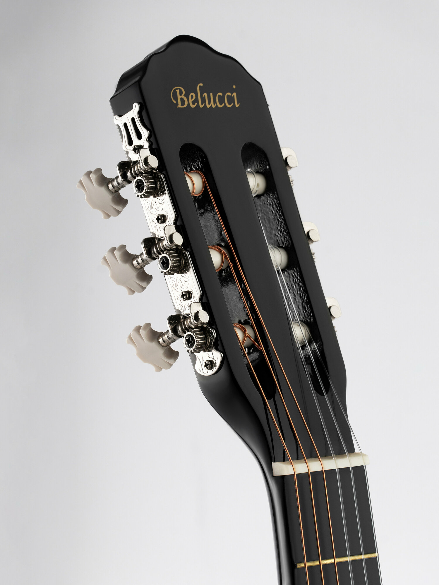 Классическая гитара Belucci BK Premium 38 дюймов, черная