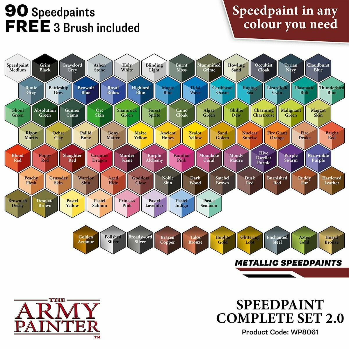 Набор акриловых красок Army Painter Speedpaint Complete Set 2.0
