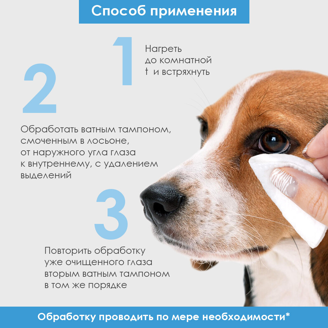 Лосьон для глаз домашних животных Conflate Zoo гигиенический 120мл — фото 1
