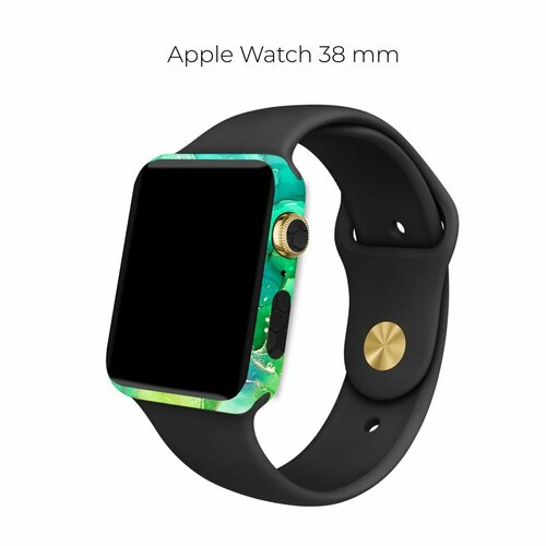 Чехол-наклейка виниловая для корпус Apple Watch 38 mm, защитная пленка для смарт-часов гидрогелевая защитная пленка на apple watch 3 38 mm эпл вотч 3 38 мм матовая на смарт часы комплект 2 шт brozo