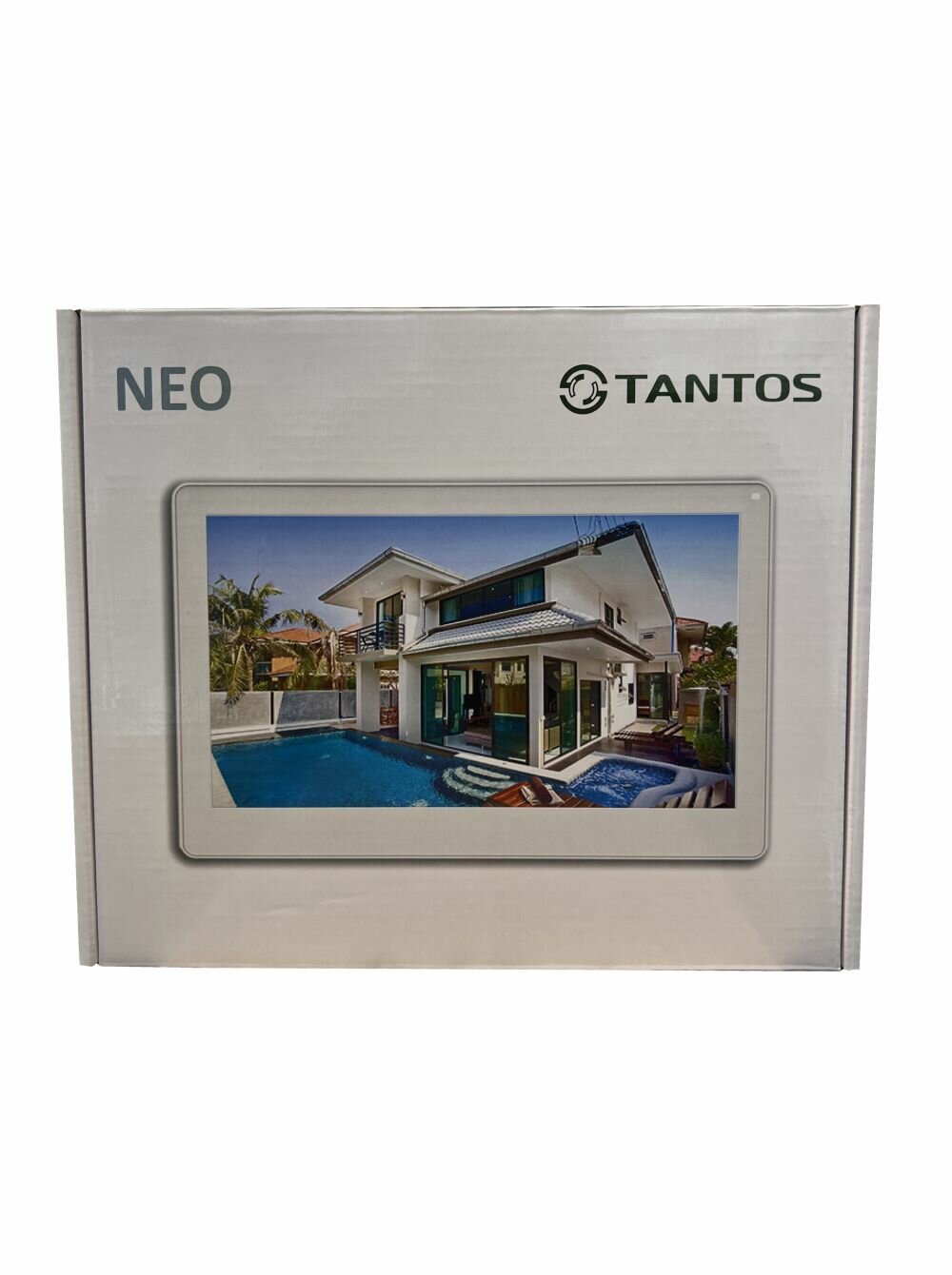 Комплект видеодомофона Tantos NEO HD SE (черный) и iPanel 2 HD + (металл)