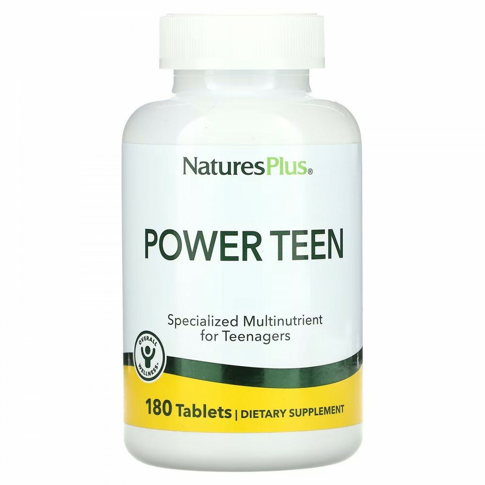 Natures Plus Power Teen 180 tab / Нэйчерс Плюс Пауэр Тин 180 таб