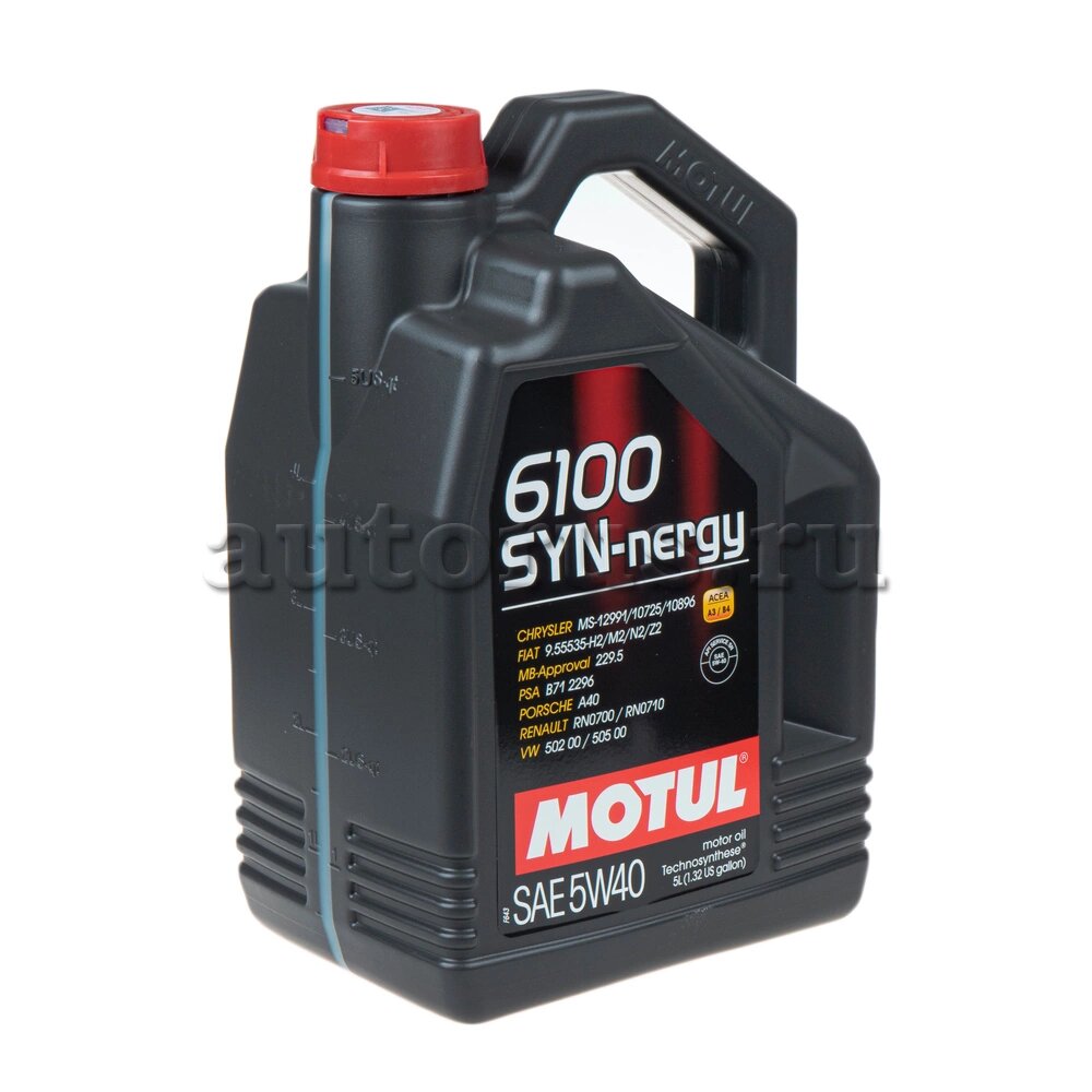 Масло моторное Motul 6100 Syn-Nergy 5W-40 синтетическое 5 л MOTUL 111690