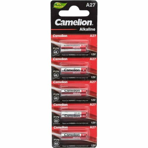 батарейка camelion lr27a bl 5 mercury free Батарейка Camelion LR27A BL-5 Mercury Free