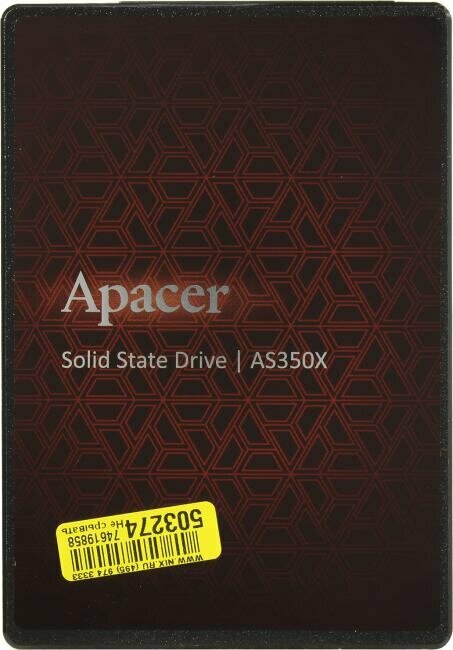 Накопитель SSD 2.5'' Apacer Panther AS350X ver. 2.0, SATA III, 3D TLC, 512 ГБ - фото №17