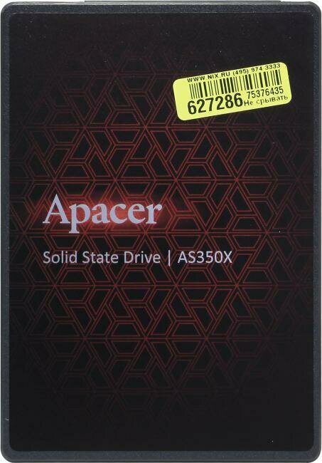 Накопитель SSD 2.5'' Apacer Panther AS350X 1TB SATA 6Gb/s 3D TLC 560/540MB/s IOPS 93K/80K MTBF 1.5M - фото №13