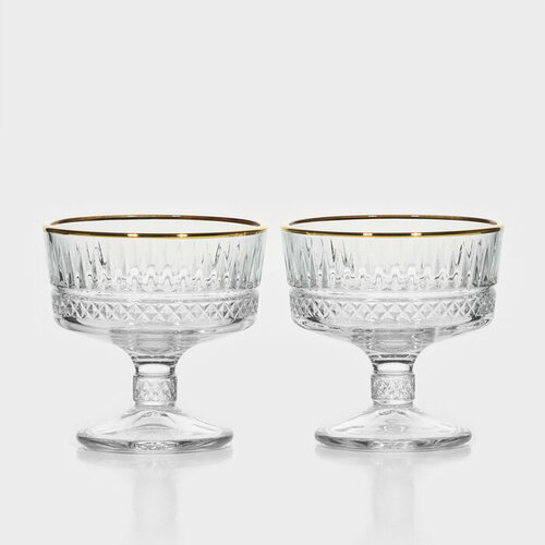 Набор стеклянных креманок ELYSIA 250 мл 2 шт комплект из 2 шт 1286₽