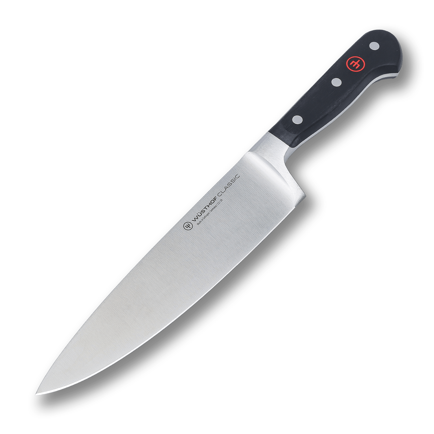 Поварской кухонный шеф-нож Wuesthof 20 см, кованая молибден-ванадиевая нержавеющая сталь X50CrMoV15, 1040100120