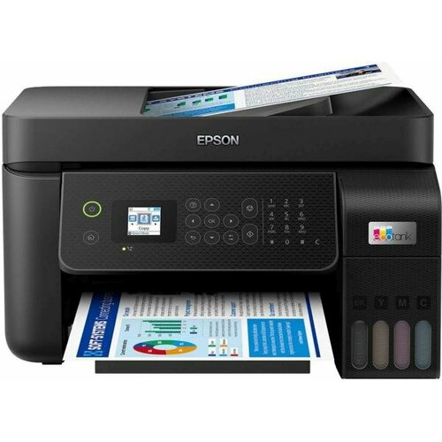 МФУ струйный Epson L5290 (C11CJ65512) A4 WiFi черный принтер струйный epson l1250 a4 wifi