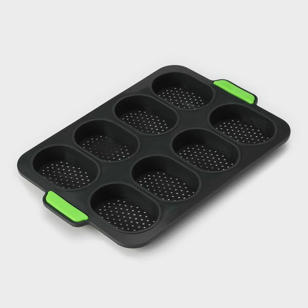 фото Форма для вып. с перфорацией "Булочки" 8яч. 34.5х23, х2.5см