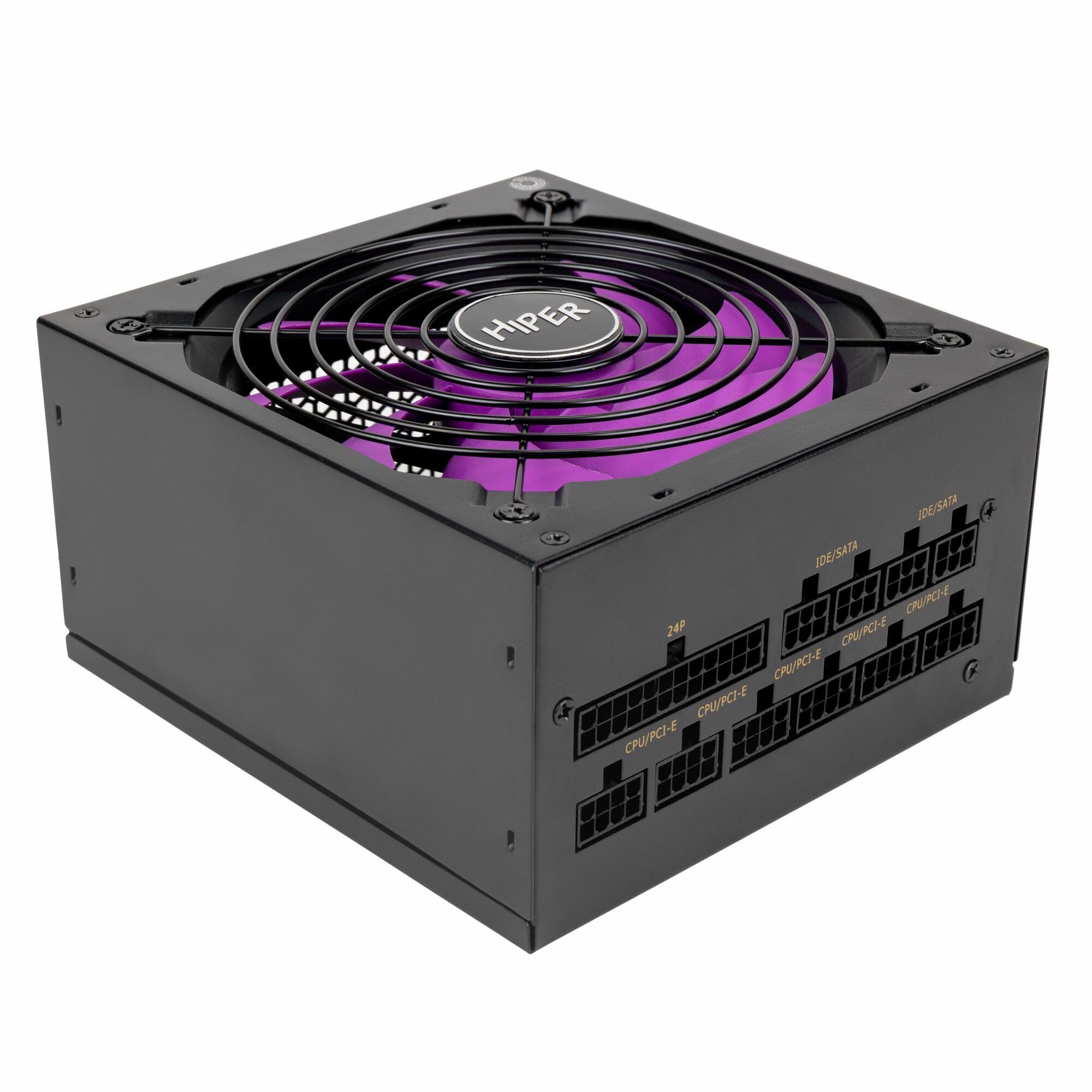 PSU HIPER HPB-800FM (ATX 2.31, 800W, ActivePFC, 140mm fan, Full-modular, Black) BOX - фото №3