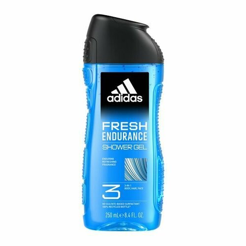 Adidas Гель для душа 3 в 1 для мужчин Fresh Endurance 250 мл (из Финляндии)