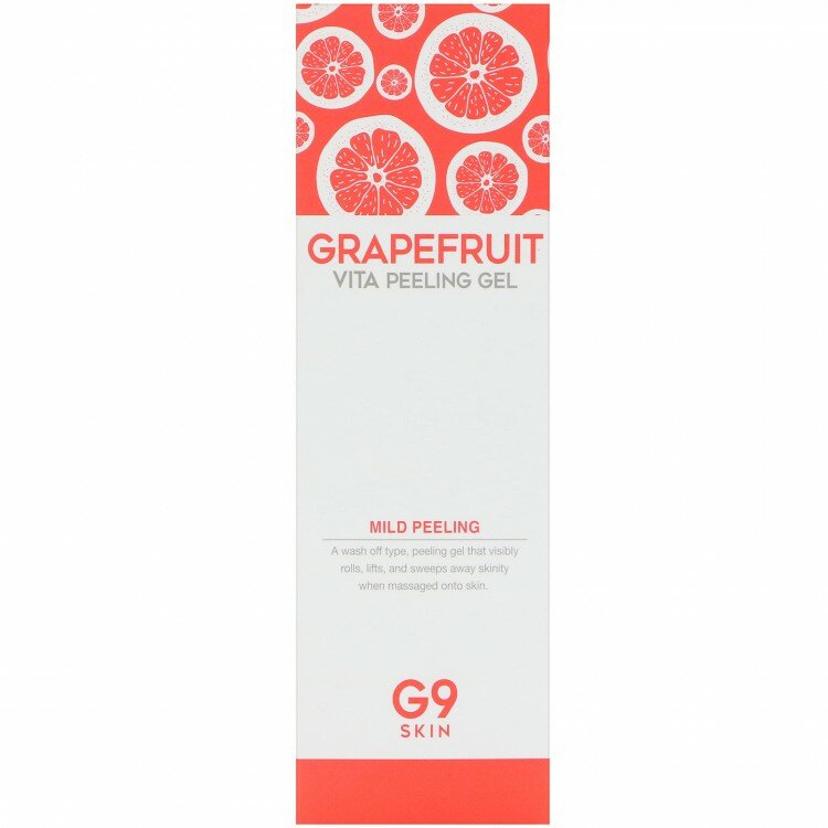 Гель-скатка для лица G9SKIN Grapefruit Vita Peeling Gel 150ml - фото №3