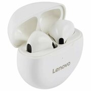 LENOVO Наушники беспроводные Lenovo HT38, TWS, вкладыши, микрофон, BT 5.0, 250 мАч, белые