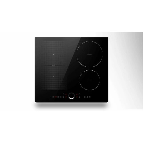 Индукционная варочная панель Simfer 60см 4 зоны нагрева сенсорное управление блокировка от детей защитное отключение индикация остаточного тепла 5 лет гарантии черный 3879000₽