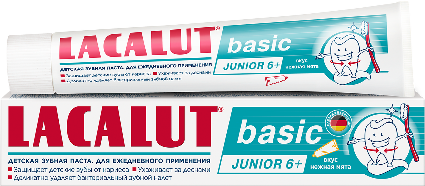 Зубная паста Lacalut Basic Junior 6+ 60г