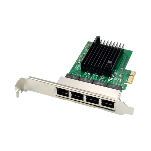 4-х Портовый Гигабитный Сетевой Адаптер Realtek / Сетевая Карта RTL8111F PCIe X1 Quad Gigabit 1000BASE-T Ethernet микросхема rtl8111f cg