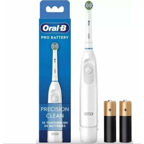 Зубная щетка электрическая ORAL-B DB55101K Precision Clean Pro Battery белый 338900₽