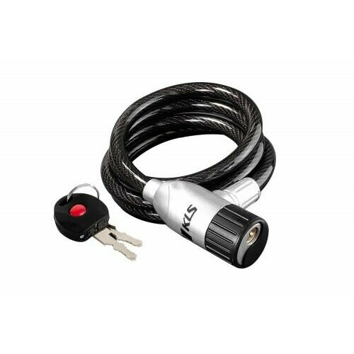 фото Замок тросовый coil 4,5ммх10ммх120см kls