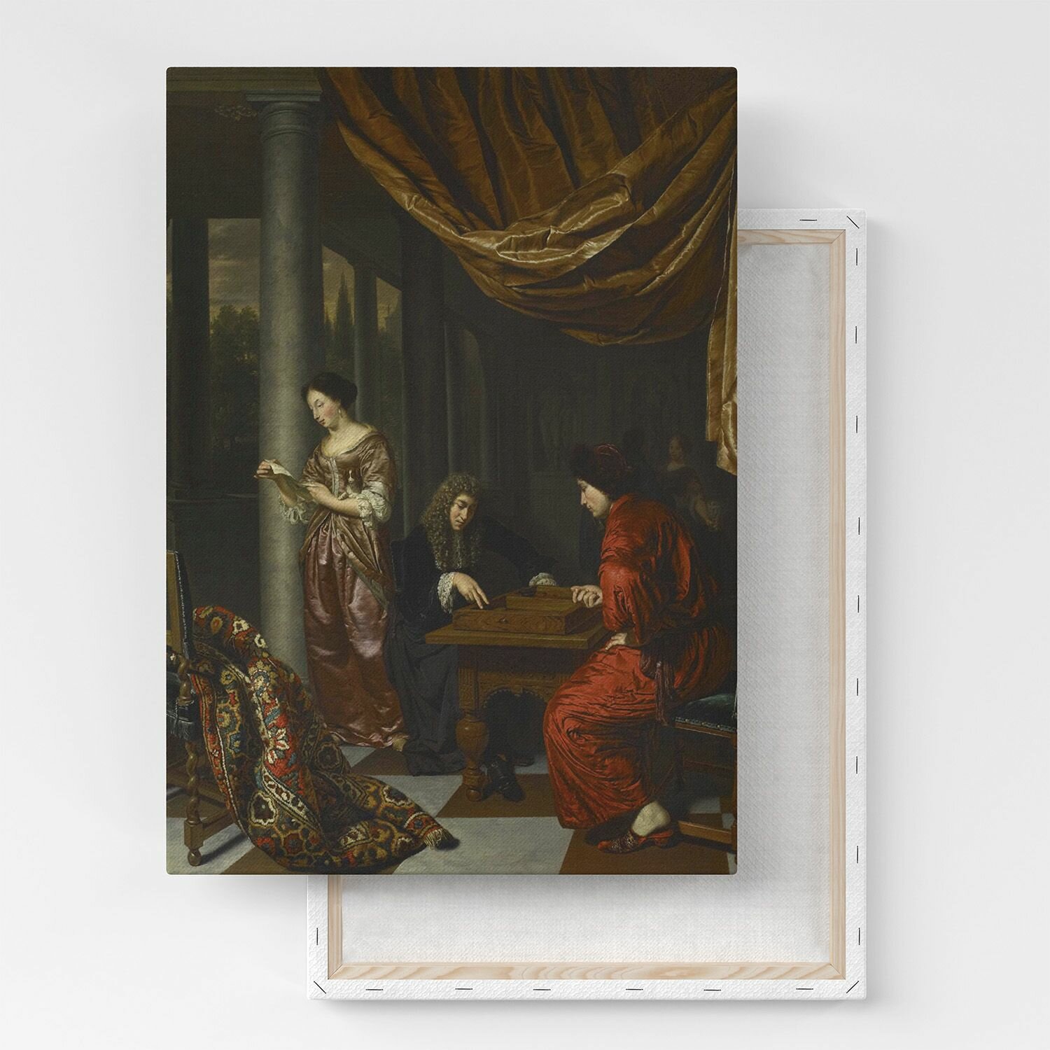 Картина на холсте, репродукция / Ван Мирис, Франс - Interior / Размер 30 x 40 см