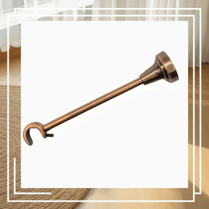 фото Однорядный настенной кронштейн для круглого карниза D16 (2шт) Медь