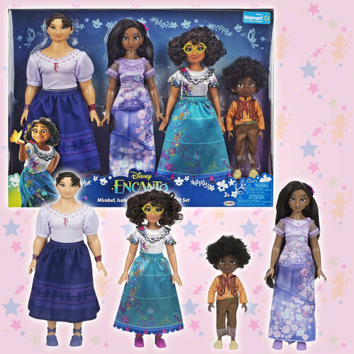 Кукла Куклы Энканто Дисней Коллекционный набор Мирабель, Изабелла, Луиза и Антонио