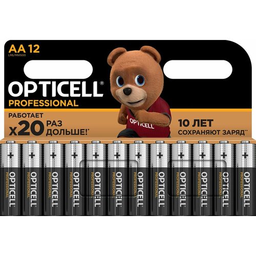 Батарейки Opticell PROFESSIONAL AA, 12 шт