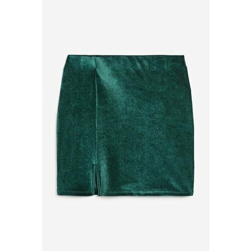 Юбка MONKI, размер XL, зеленый юбка i am studio мини пояс ремень размер s бирюзовый