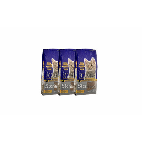 Nero Gold сухой корм для кошек для профилактики мочекаменной болезни у стерилизованных кошек - 800 г х 3 шт.
