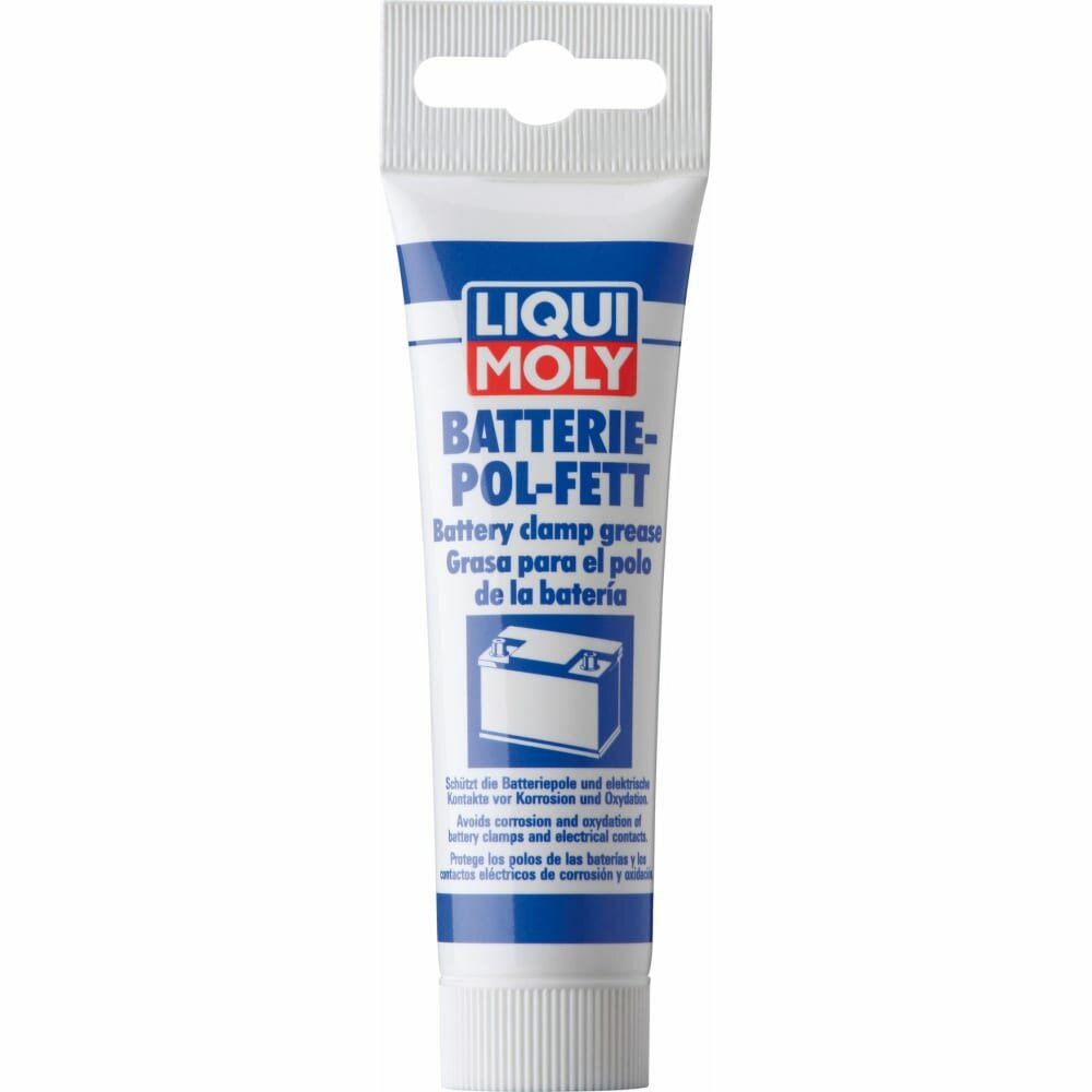 LIQUI MOLY Смазка д/электроконтактов Batterie-Pol-Fett (0,05кг) 3140