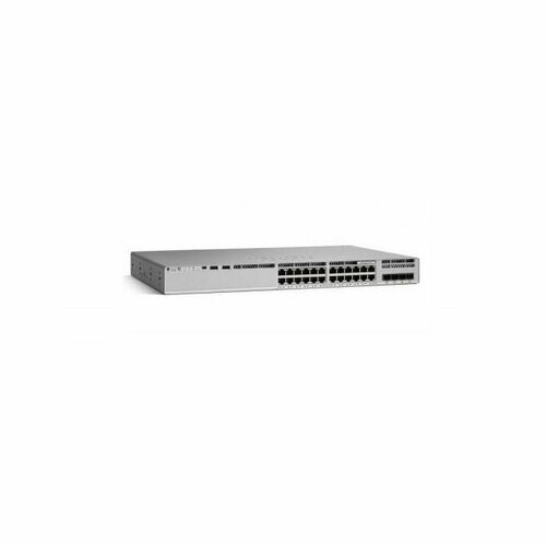 Коммутатор Cisco Catalyst 9200L 24-port full PoE+, 4x10Gb uplink, PS 1x600W, Network Essentials, PoE+ 370/740W,