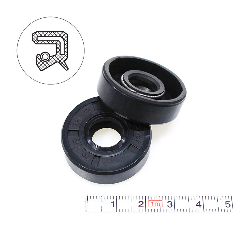 фото Манжета армированная (Сальник) 12х32х10 (тип 2 / TC) 70NBR