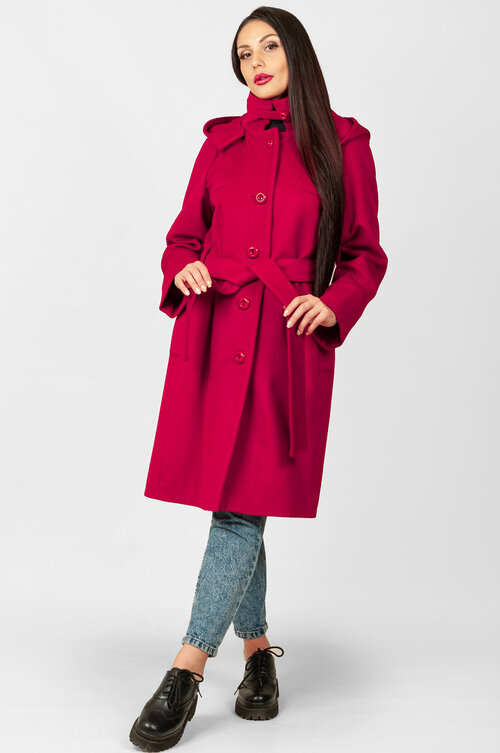 Пальто MARGO, размер 58, красный, бордовый