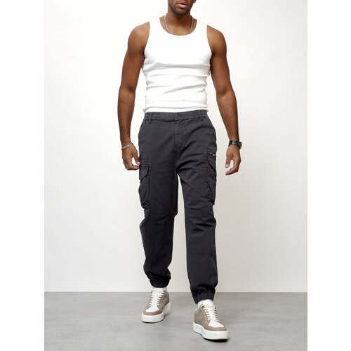 Джинсы карго , размер W30/L30, серый джинсы карго размер w30 l30 серый