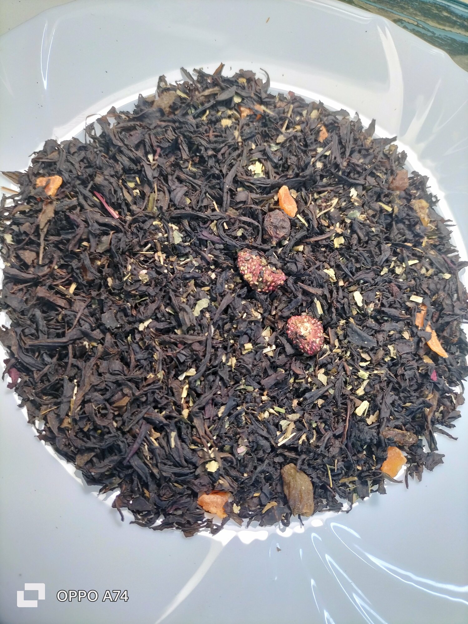 Чёрный чай "Клубника со сливками",100 гр