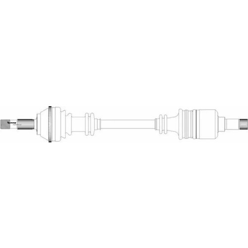 GENERAL RICAMBI FI3232 Вал приводной лев в сборе Fiat Ducato 94- ABS 54 Z 9900₽