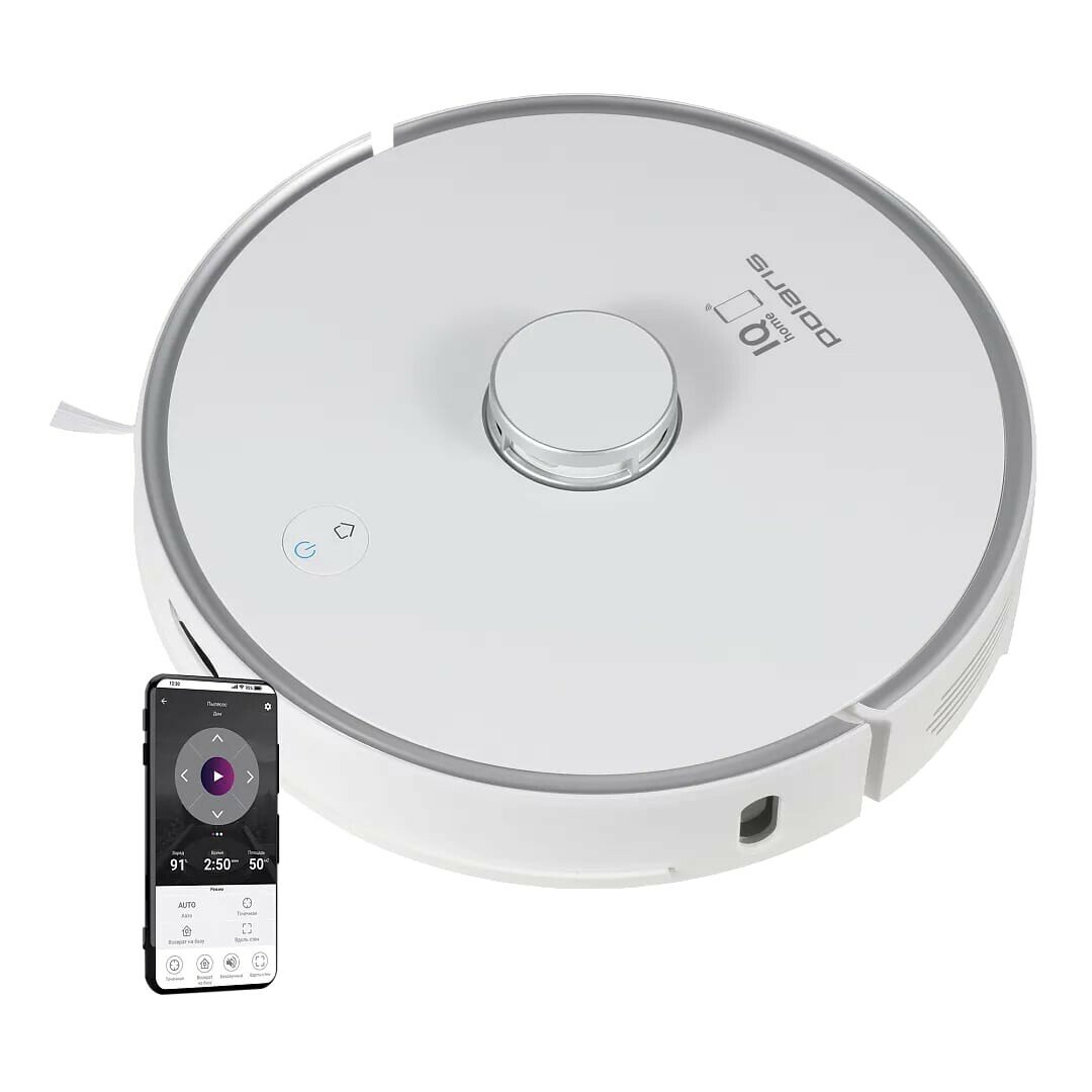 Робот-пылесос Polaris PVCR 0905 Wi–Fi IQ Home Panorama Aqua - фото №20