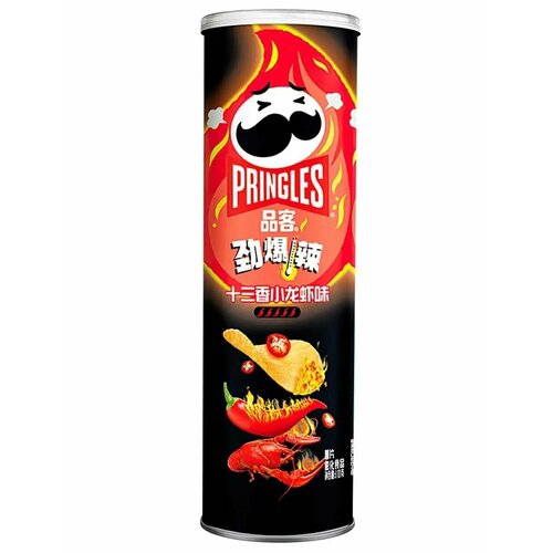 Чипсы "Pringles" Острые Раки, 110 г, 20 штук (Китай)