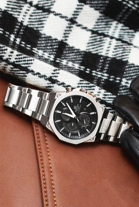 Наручные часы CASIO Edifice, серебряный — фото 1